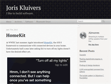 Tablet Screenshot of joris.kluivers.nl